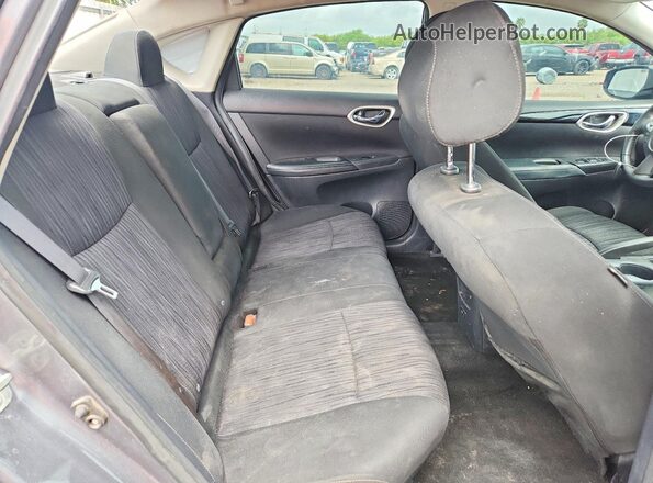3N1AB7AP0KY436166 2019 NISSAN SENTRA Gray Rear seats view