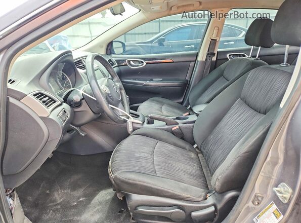3N1AB7AP0KY436166 2019 NISSAN SENTRA Gray Front interior view
