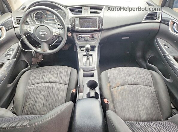 3N1AB7AP0KY436166 2019 NISSAN SENTRA Gray Dashboard view