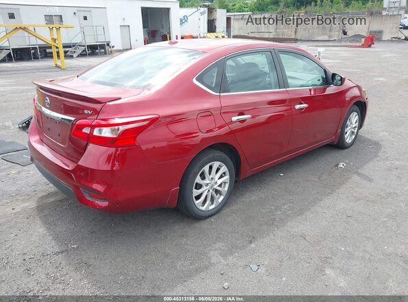 3N1AB7AP0KY437169 2019 NISSAN SENTRA Red 