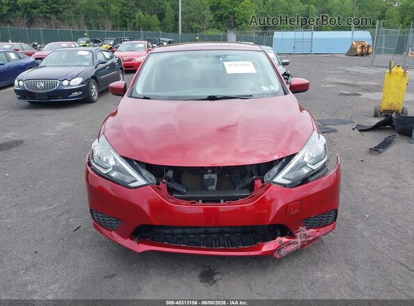 3N1AB7AP0KY437169 2019 NISSAN SENTRA Red 