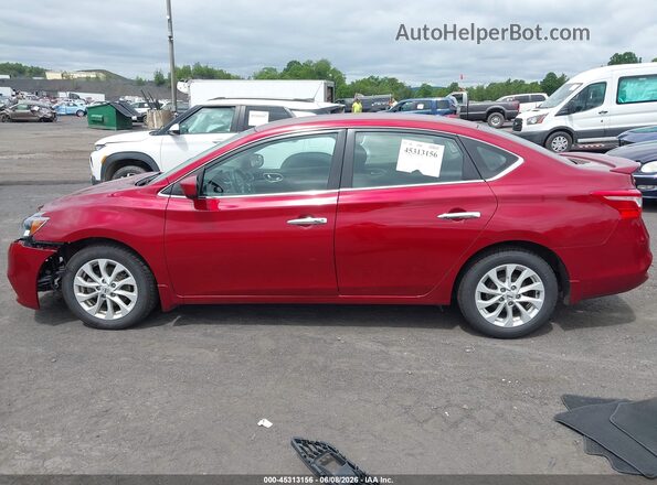 3N1AB7AP0KY437169 2019 NISSAN SENTRA Red 