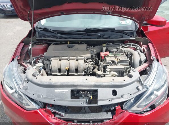 3N1AB7AP0KY437169 2019 NISSAN SENTRA Red 