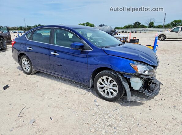 3N1AB7AP0KY454022 2019 NISSAN SENTRA Синий 