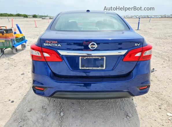 3N1AB7AP0KY454022 2019 NISSAN SENTRA Синий 