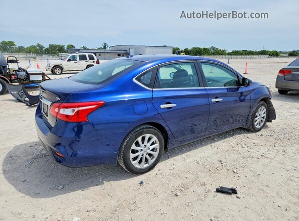 3N1AB7AP0KY454022 2019 NISSAN SENTRA Синий 