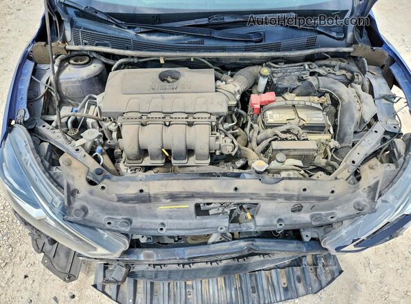3N1AB7AP0KY454022 2019 NISSAN SENTRA Синий 