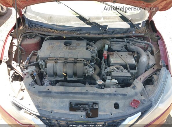 3N1AB7AP1GL644819 2016 NISSAN SENTRA Burgundy უკანა ხედი