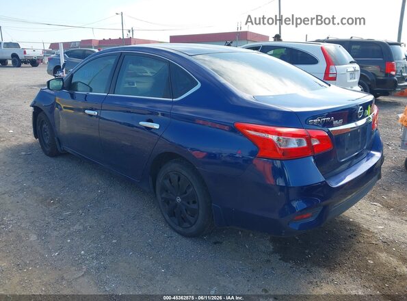 3N1AB7AP1GY224979 2016 NISSAN SENTRA Blue Trasero izquierdo