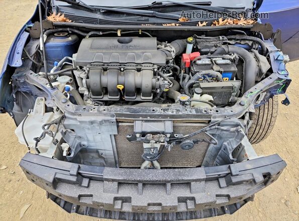 3N1AB7AP1GY242768 2016 NISSAN SENTRA Blue უკანა სალონის ხედი