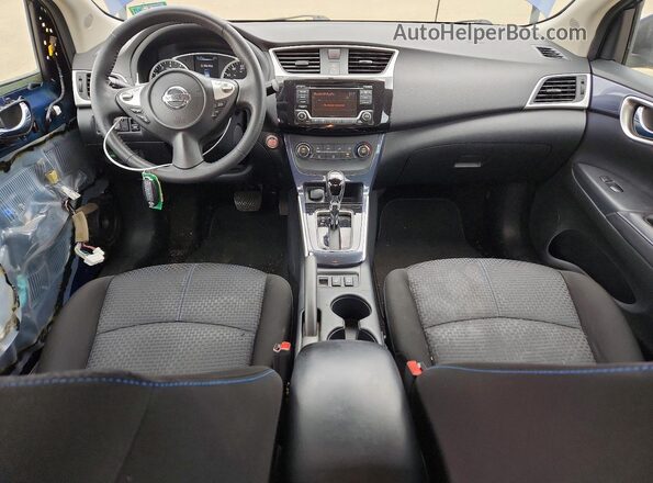 3N1AB7AP1GY242768 2016 NISSAN SENTRA Blue წინა პანელის ხედი