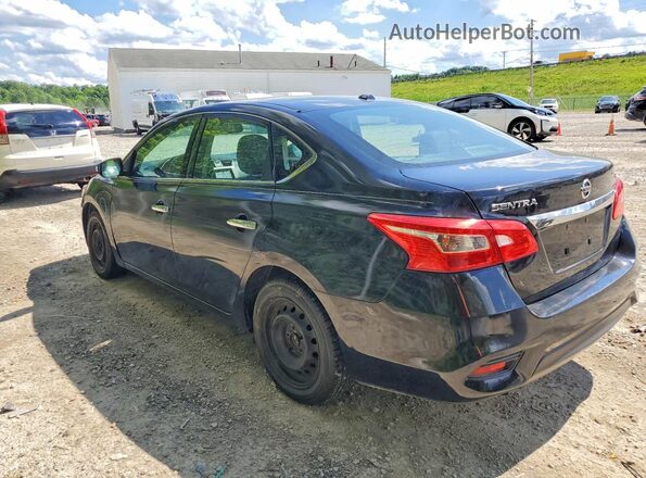 3N1AB7AP1GY258288 2016 NISSAN SENTRA Black Rear left