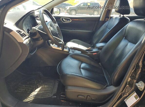 3N1AB7AP1GY258288 2016 NISSAN SENTRA Black Front interior view