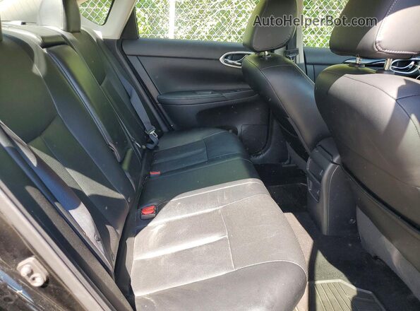 3N1AB7AP1GY258288 2016 NISSAN SENTRA Black Rear seats view