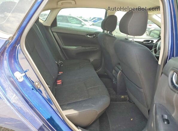 3N1AB7AP1GY277519 2016 NISSAN SENTRA Blue უკანა სავარძლების ხედი