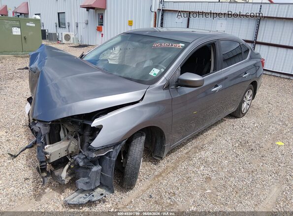 3N1AB7AP1GY285877 2016 NISSAN SENTRA Gray Przód lewy