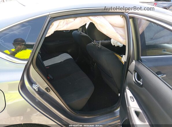3N1AB7AP1GY285877 2016 NISSAN SENTRA Gray Widok naklejki z numerem VIN