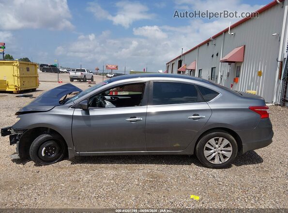 3N1AB7AP1GY285877 2016 NISSAN SENTRA Gray 