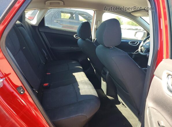 3N1AB7AP1GY288391 2016 NISSAN SENTRA Red უკანა სავარძლების ხედი