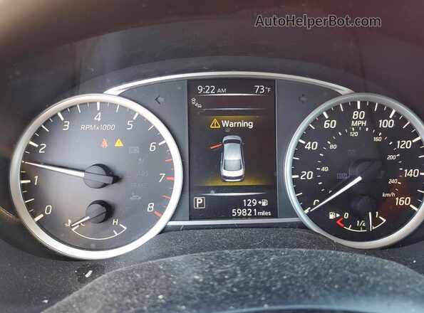 3N1AB7AP1GY288391 2016 NISSAN SENTRA Red ხელსაწყოთა პანელის ხედი