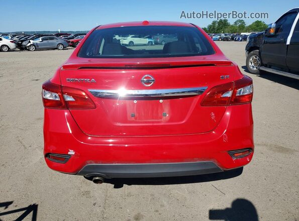 3N1AB7AP1GY288391 2016 NISSAN SENTRA Red უკანა ხედი