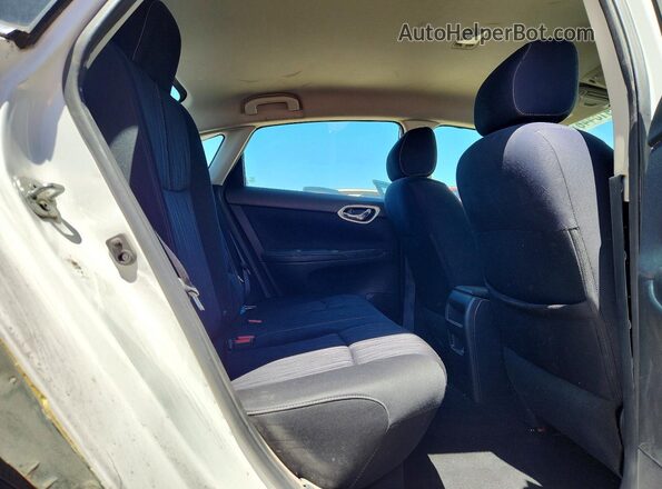 3N1AB7AP1GY326167 2016 NISSAN SENTRA White Հետևի նստատեղերի տեսք