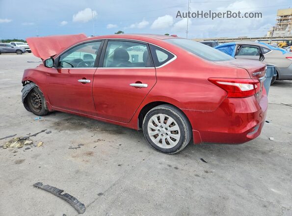 3N1AB7AP1GY326220 2016 NISSAN SENTRA Red Rear left