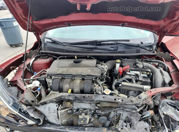 3N1AB7AP1GY326220 2016 NISSAN SENTRA Red Rear interior view