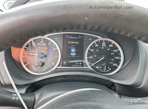 3N1AB7AP1GY326220 2016 NISSAN SENTRA Red Instrument cluster view