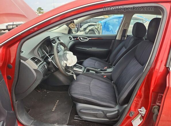 3N1AB7AP1GY326220 2016 NISSAN SENTRA Red Front interior view
