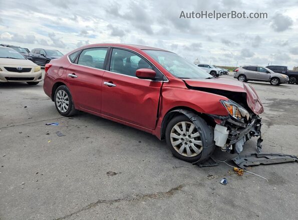 3N1AB7AP1GY326220 2016 NISSAN SENTRA Red Front right