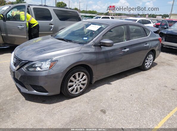 3N1AB7AP1GY331627 2016 NISSAN SENTRA Gray Przód lewy