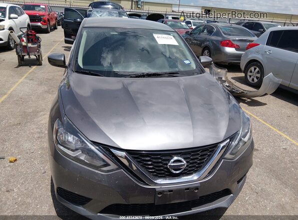 3N1AB7AP1GY331627 2016 NISSAN SENTRA Gray Widok zestawu wskaźników