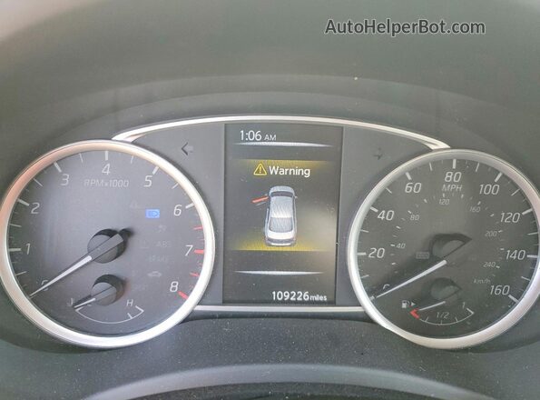 3N1AB7AP1HL640819 2017 NISSAN SENTRA White Instrument cluster view