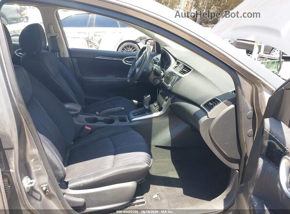 3N1AB7AP1HL644501 2017 NISSAN SENTRA Gray წინა სალონის ხედი