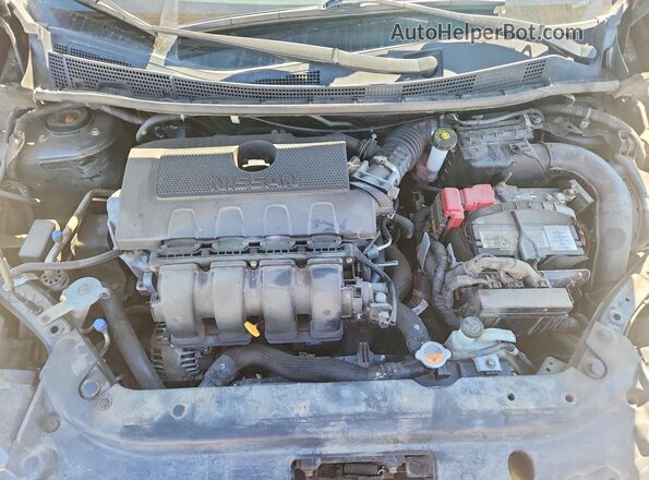 3N1AB7AP1HL659001 2017 NISSAN SENTRA Gray Rear interior view