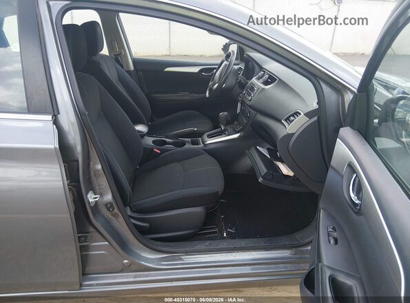 3N1AB7AP1HY218357 2017 NISSAN SENTRA Gray Widok wnętrza z przodu
