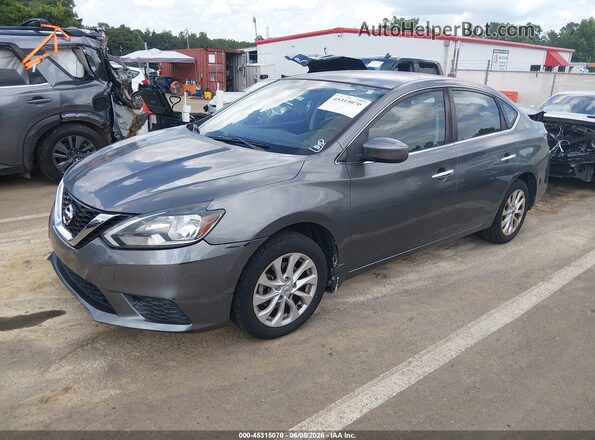 3N1AB7AP1HY218357 2017 NISSAN SENTRA Gray Przód lewy
