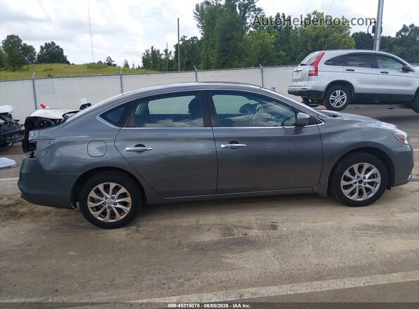 3N1AB7AP1HY218357 2017 NISSAN SENTRA Gray Widok wnętrza 360 stopni