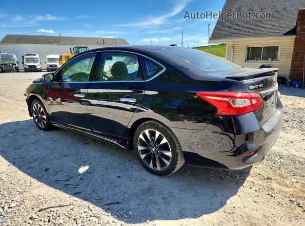 3N1AB7AP1HY247776 2017 NISSAN SENTRA Черный Задняя левая четверть