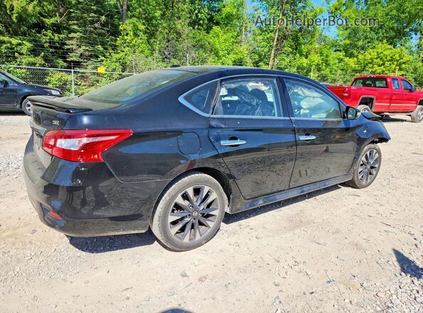 3N1AB7AP1HY247776 2017 NISSAN SENTRA Черный Задняя правая четверть