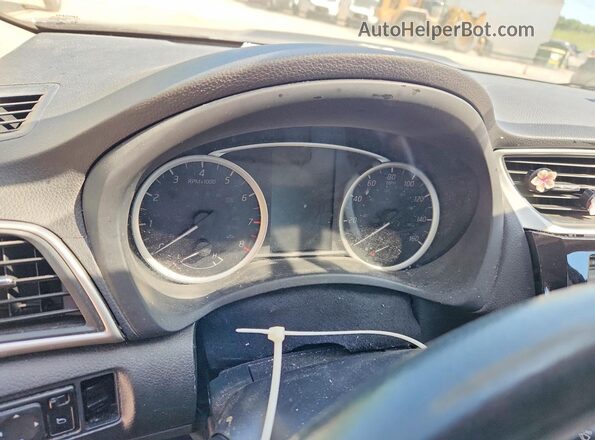 3N1AB7AP1HY247776 2017 NISSAN SENTRA Черный Вид щитка приборов