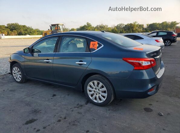 3N1AB7AP1HY291745 2017 NISSAN SENTRA Синий 