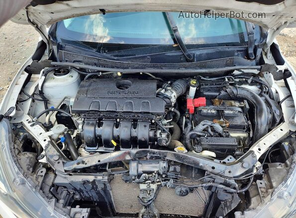 3N1AB7AP1HY306020 2017 NISSAN SENTRA White Սալոնի հետևի տեսք