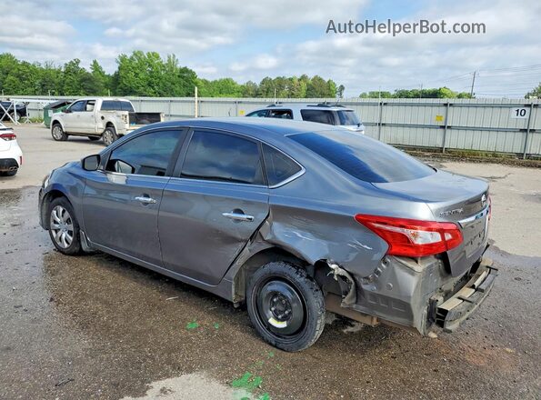 3N1AB7AP1HY332391 2017 NISSAN SENTRA Gray Trasero izquierdo