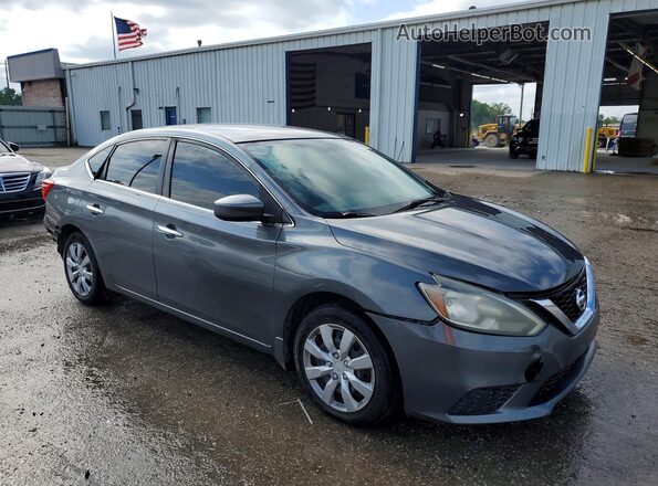 3N1AB7AP1HY332391 2017 NISSAN SENTRA Gray Delantero derecho