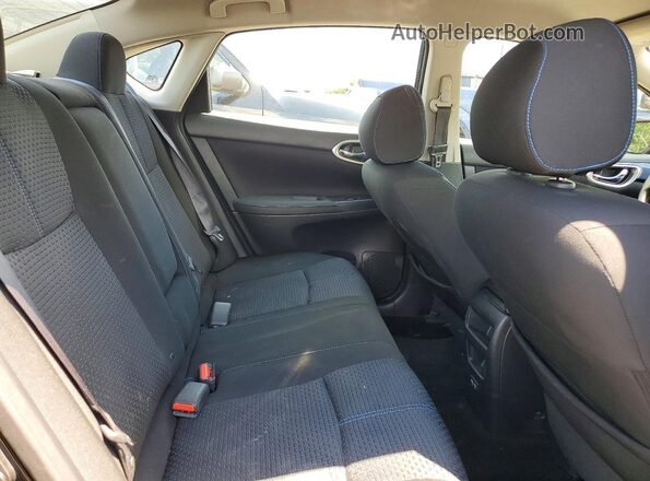 3N1AB7AP1HY333024 2017 NISSAN SENTRA Black Widok tylnych siedzeń