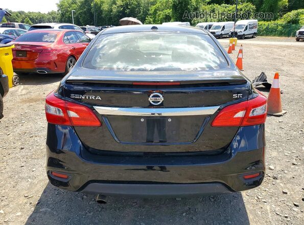 3N1AB7AP1HY333024 2017 NISSAN SENTRA Black Widok z tyłu
