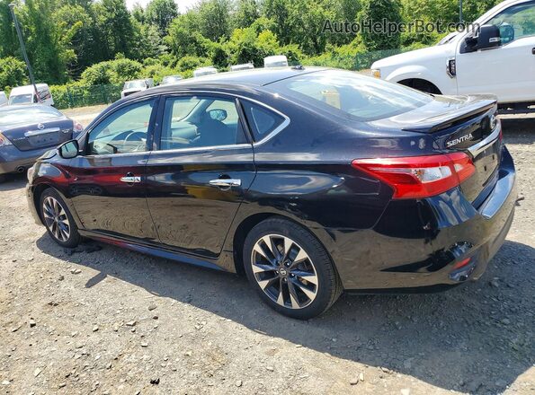 3N1AB7AP1HY333024 2017 NISSAN SENTRA Black Tył lewy