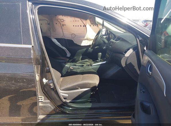 3N1AB7AP1HY337526 2017 NISSAN SENTRA Black წინა სალონის ხედი